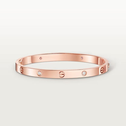 [Amore Jewelry]LOVE BRACELET 4.8MM 4 DIAMONDS