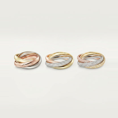 [Amore Jewelry]TRINITY 3.2MM RING COLLECTION