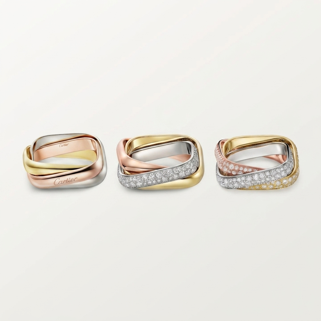 [Amore Jewelry]TRINITY 3.5MM CUSHION RING COLLECTION