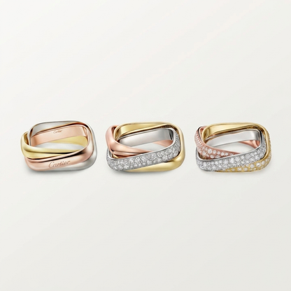 [Amore Jewelry]TRINITY 3.5MM CUSHION RING COLLECTION