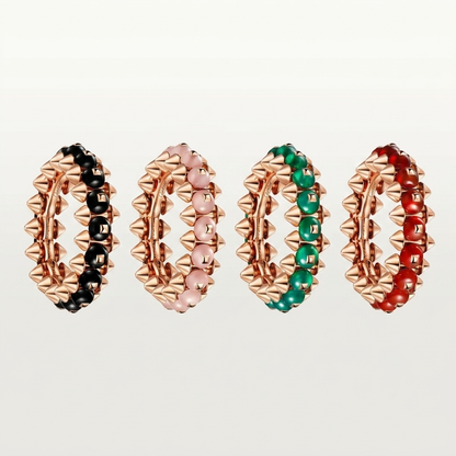 [Amore Jewelry]CLASH 7.9MM AGATE CHALCEDONY RING