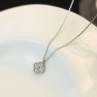 [Amore Jewelry]CLOVER MINI 9.5MM PENDANT DIAMOND NECKLACE