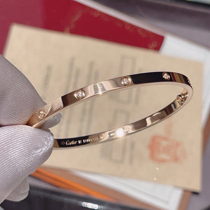 [Amore Jewelry]LOVE BRACELET 3.65MM 10 DIAMONDS