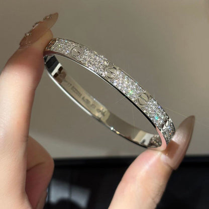 [Amore Jewelry]LOVE BRACELET 6.1MM DIAMOND-PAVED