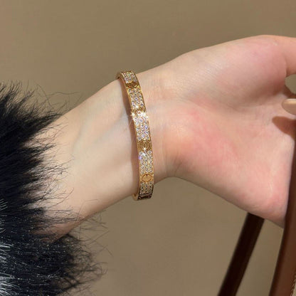 [Amore Jewelry]LOVE BRACELET 6.1MM DIAMOND-PAVED