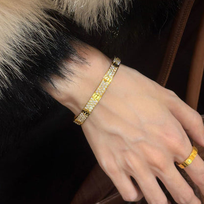 [Amore Jewelry]LOVE BRACELET 6.1MM DIAMOND-PAVED