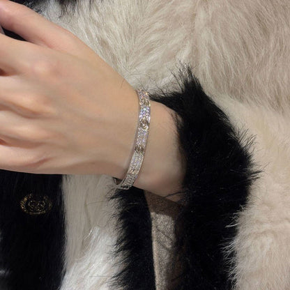 [Amore Jewelry]LOVE BRACELET 6.1MM DIAMOND-PAVED