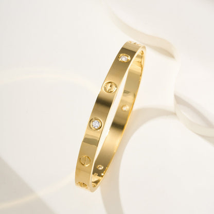 [Amore Jewelry]LOVE BRACELET 6.1MM 4 DIAMONDS