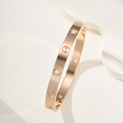 [Amore Jewelry]LOVE BRACELET 6.1MM 4 DIAMONDS