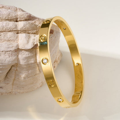 [Amore Jewelry]LOVE BRACELET 6.1MM 4 DIAMONDS