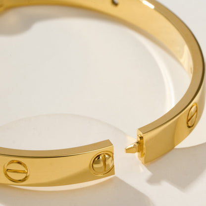 [Amore Jewelry]LOVE BRACELET 6.1MM 4 DIAMONDS