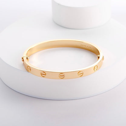 [Amore Jewelry]LOVE BRACELET 6.1MM NO DIAMONDS