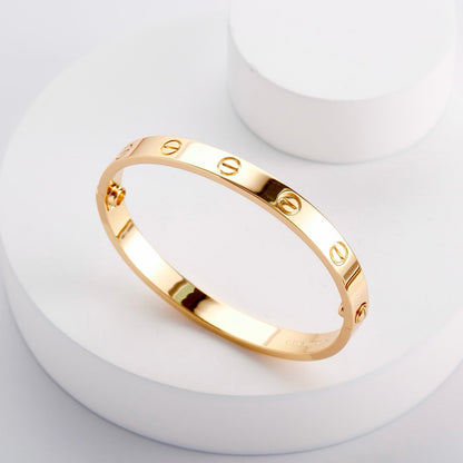 [Amore Jewelry]LOVE BRACELET 6.1MM NO DIAMONDS