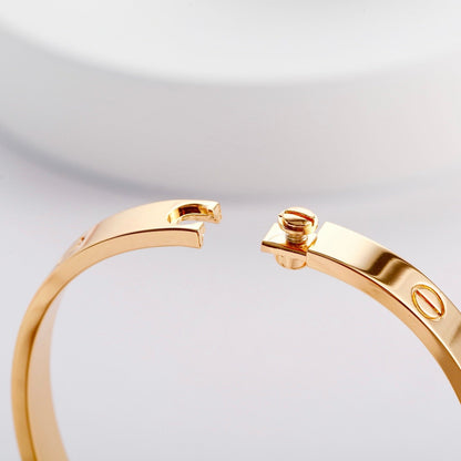 [Amore Jewelry]LOVE BRACELET 6.1MM NO DIAMONDS