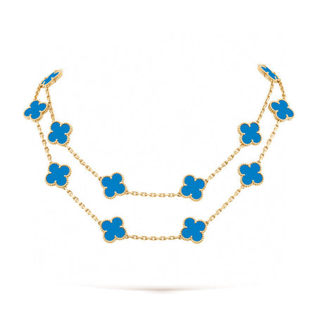[Amore Jewelry]CLOVER 20 MOTIFS TURQUOISE GOLD