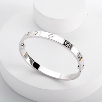 [Amore Jewelry]LOVE BRACELET 6.1MM NO DIAMONDS