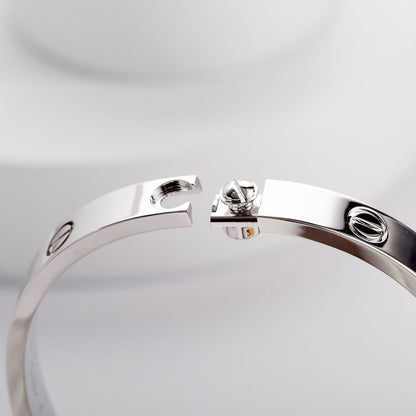 [Amore Jewelry]LOVE BRACELET 6.1MM NO DIAMONDS