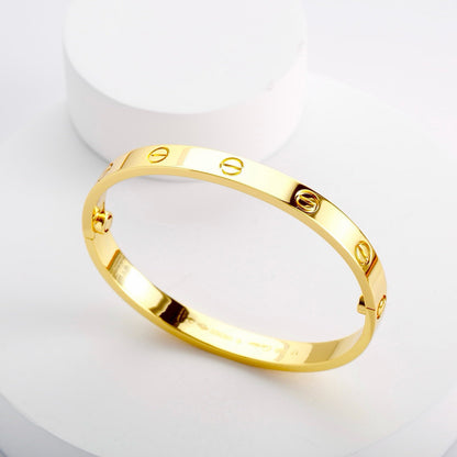 [Amore Jewelry]LOVE BRACELET 6.1MM NO DIAMONDS