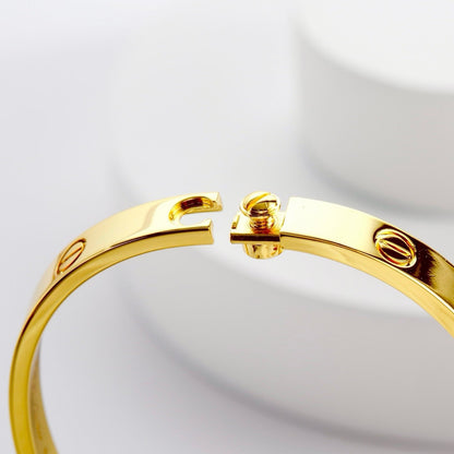 [Amore Jewelry]LOVE BRACELET 6.1MM NO DIAMONDS