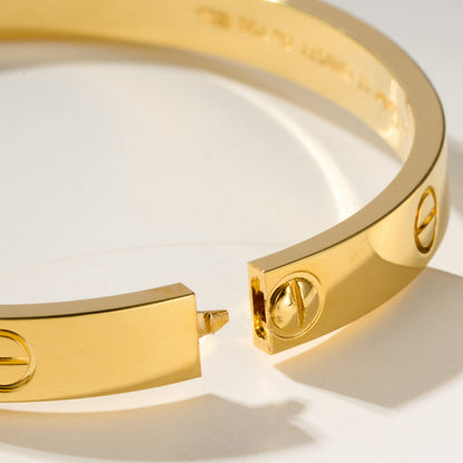 [Amore Jewelry]LOVE BRACELET 6.1MM NO DIAMONDS