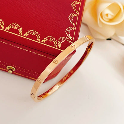 [Amore Jewelry]LOVE BRACELET 3.65MM NO DIAMONDS