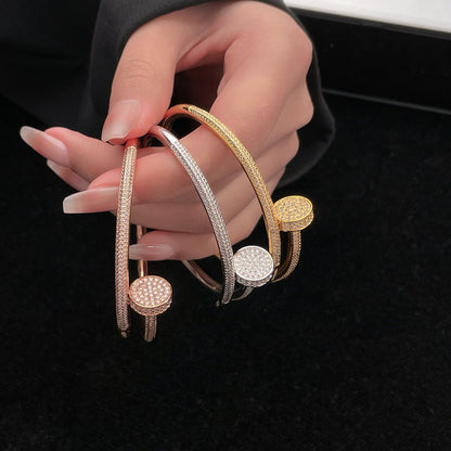 [Amore Jewelry]JUSTE BRACELET 3.5MM ALL DIAMONDS
