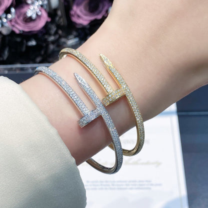 [Amore Jewelry]JUSTE BRACELET 3.5MM ALL DIAMONDS