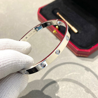 [Amore Jewelry]LOVE BRACELET 6.1MM 10 DIAMONDS