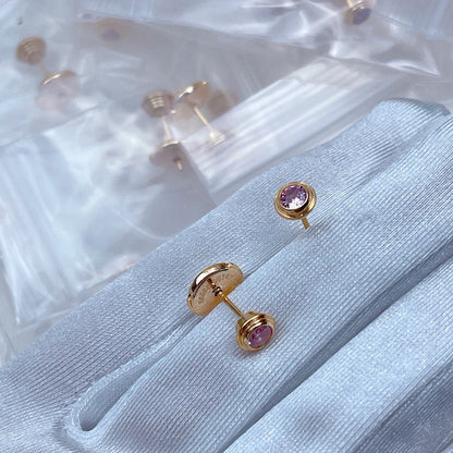 [Amore Jewelry]DAMOUR PING DIAMOND EARRINGS