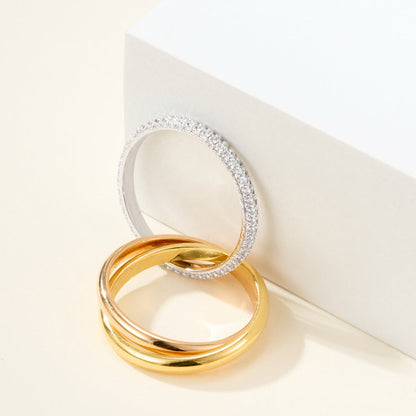 [Amore Jewelry]TRINITY 2.5MM RING COLLECTION