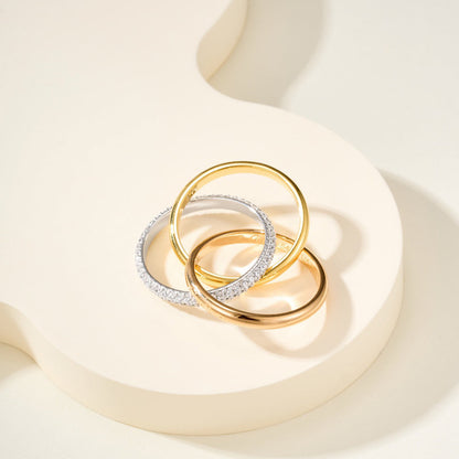 [Amore Jewelry]TRINITY 2.5MM RING COLLECTION