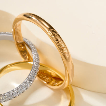 [Amore Jewelry]TRINITY 2.5MM RING COLLECTION