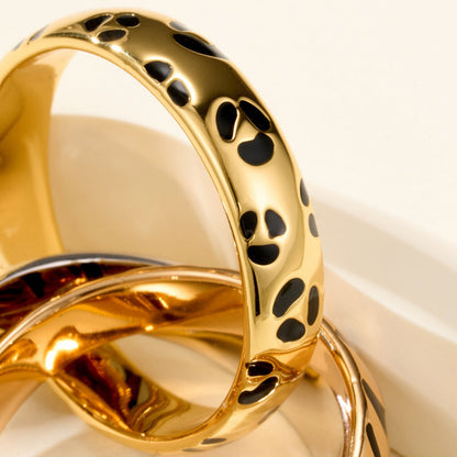 [Amore Jewelry]TRINITY  RING LEOPARD PRINT