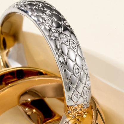 [Amore Jewelry]TRINITY  RING LEOPARD PRINT