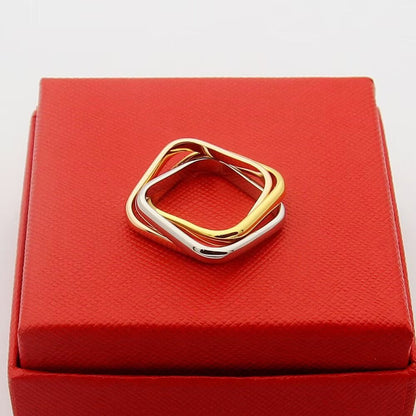 [Amore Jewelry]TRINITY 3.5MM CUSHION RING COLLECTION