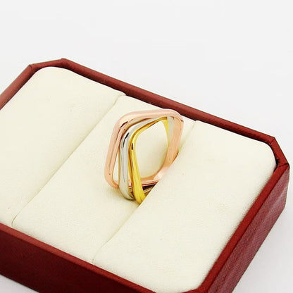 [Amore Jewelry]TRINITY 3.5MM CUSHION RING COLLECTION