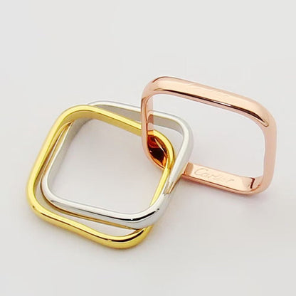 [Amore Jewelry]TRINITY 3.5MM CUSHION RING COLLECTION