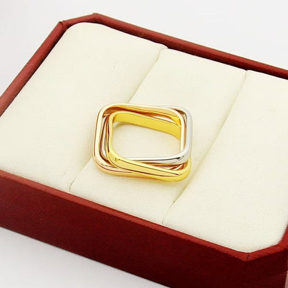 [Amore Jewelry]TRINITY 3.5MM CUSHION RING COLLECTION