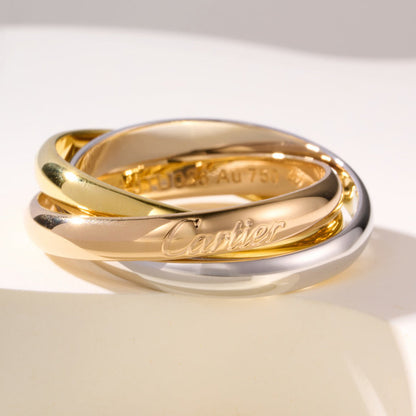 [Amore Jewelry]TRINITY 3.2MM RING COLLECTION