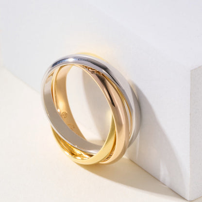 [Amore Jewelry]TRINITY 3.2MM RING COLLECTION