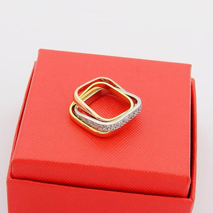 [Amore Jewelry]TRINITY 3.5MM CUSHION RING COLLECTION