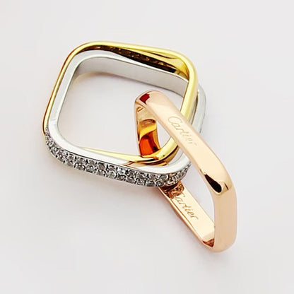 [Amore Jewelry]TRINITY 3.5MM CUSHION RING COLLECTION