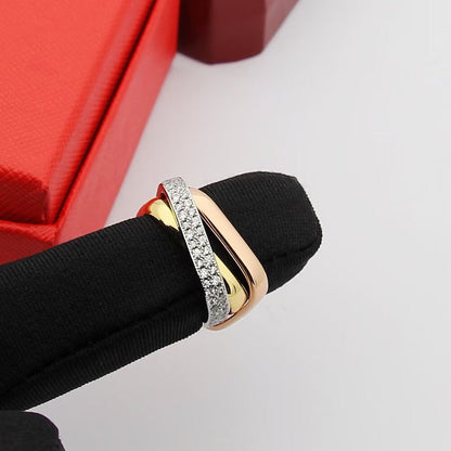 [Amore Jewelry]TRINITY 3.5MM CUSHION RING COLLECTION