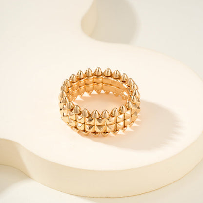 [Amore Jewelry]CLASH 9.2MM DOUBLE ROW RING