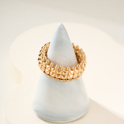 [Amore Jewelry]CLASH 9.2MM DOUBLE ROW RING