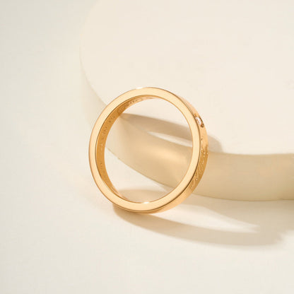 [Amore Jewelry]LOVE RING 4MM 1 DIAMOND