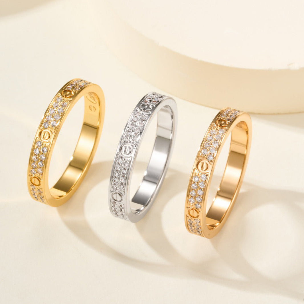 [Amore Jewelry]LOVE RING 2.65MM DIAMOND