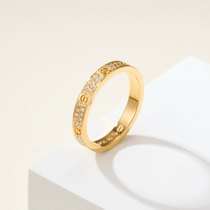 [Amore Jewelry]LOVE RING 2.65MM DIAMOND