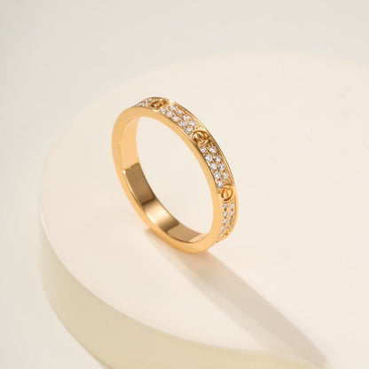 [Amore Jewelry]LOVE RING 2.65MM DIAMOND