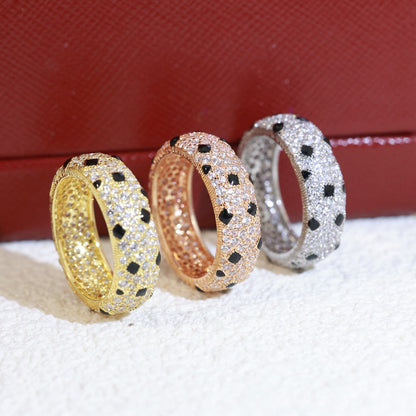 [Amore Jewelry]PANTHERE SPOTTED FULL DIAMOND RING